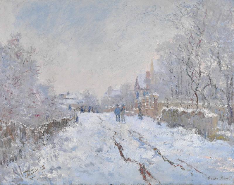 Claude Monet Snow at Argenteuil china oil painting image